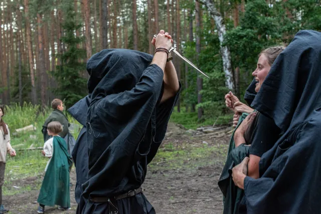 Nazgûl si vždy najde svou oběť, skautský tábor Pán prstenů, 2023, Hradčany u Mimoně, oddíl Surikaty Líbeznice