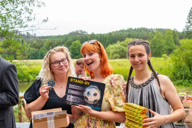 Vyhlášení etapové hry, skautský tábor Fallout, 2025, Hradčany u Mimoně, oddíl Surikaty Líbeznice