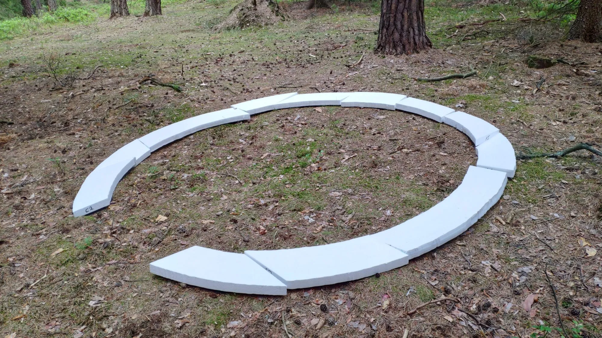Příprava hvězdné brány, skautský tábor Hvězdná brána, 2019, Hradčany u Mimoně, oddíl Surikaty Líbeznice
